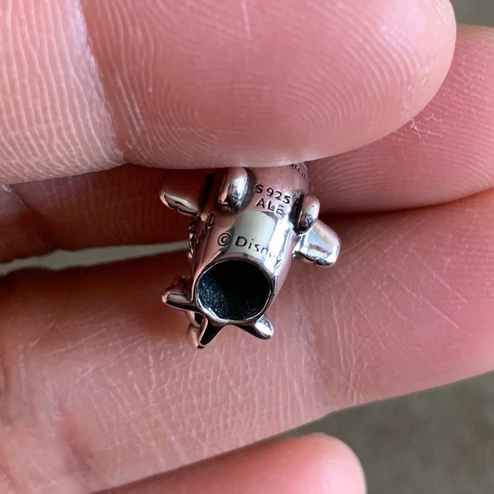 NWOT Disney Mickey Mouse & Minnie Mouse Airplane Charm Sterling Silver 925 - Picture 13 of 13